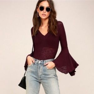 free people so dramatic bell sleeve top